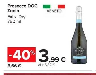 Carrefour Iper Prosecco doc zonin offerta