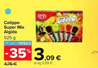 Carrefour Iper Calippo super mix algida offerta