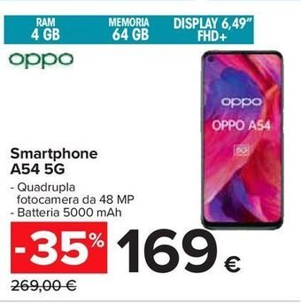 Carrefour Iper Smartphone a54 5g offerta