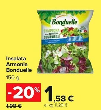 Carrefour Iper Insalata armonia bonduelle offerta