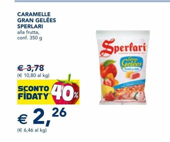Caramelle gran gelees sperlari alla frutta, conf. 350 g