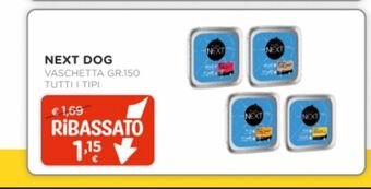 Next dog vaschetta gr 150 tutti i tipi