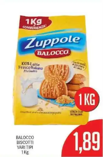 Supermercati Piccolo Balocco Biscotti vari tipi 1 kg offerta