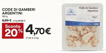 Coop Gamberi offerta