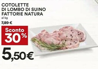 Coop Fattorie Natura Bistecche di maiale offerta
