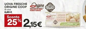 Coop Uova offerta