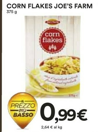 Coop Joe's farm Corn flakes offerta