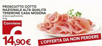 Coop Casa Modena Prosciutto cotto offerta
