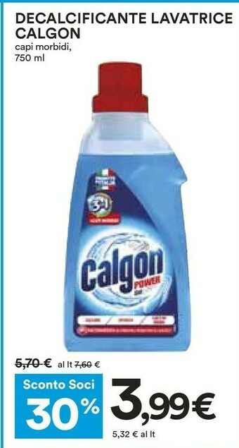 Coop Calgon Anticalcare offerta