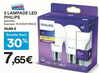 Coop Philips Lampadine offerta