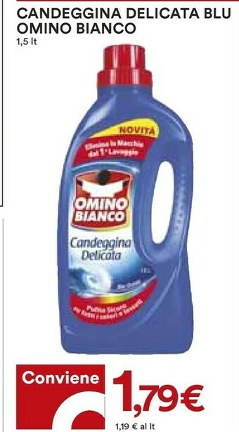 Coop Omino Bianco Detersivo lavatrice offerta