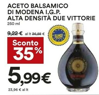 Coop Casa Modena Aceto balsamico offerta