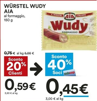 Coop Aia Wurstel offerta