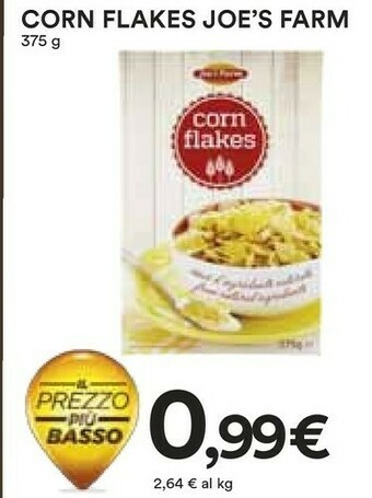 Coop Joe's farm Corn flakes offerta