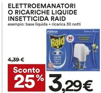 Coop Raid Insetticida offerta