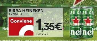 Coop Heineken Birra offerta