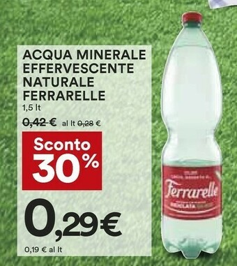 Coop Ferrarelle Acqua offerta