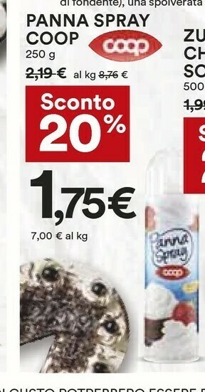 Coop Zucchero di canna offerta