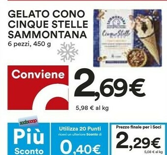 Coop Sammontana Gelato offerta
