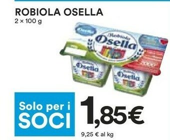 Coop Osella Robiola offerta