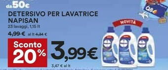 Coop Napisan Detersivo lavatrice offerta