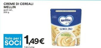 Coop Mellin Alimentazione neonato offerta