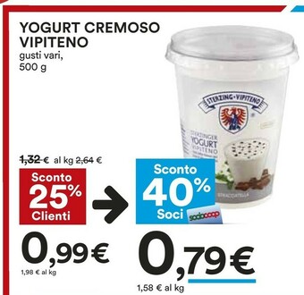 Coop Vipiteno Yogurt offerta