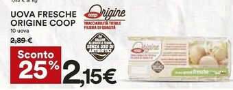 Coop Uova offerta