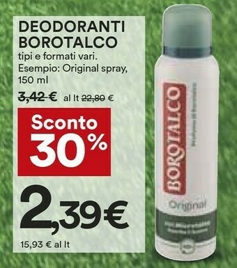 Coop Borotalco Deodorante offerta