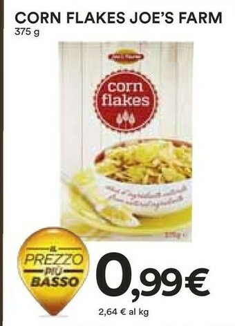 Coop Joe's farm Corn flakes offerta