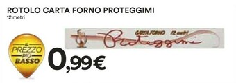 Coop Carta forno offerta