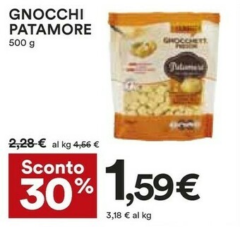 Coop Patamore Gnocchi offerta