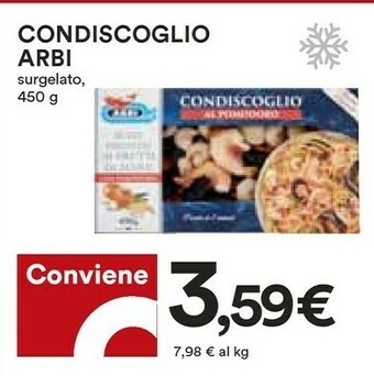 Coop Arbi Pesce surgelato offerta