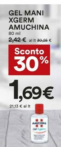 Coop Amuchina Cura del corpo offerta