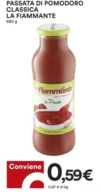 Coop Fiammante Passata di pomodoro offerta