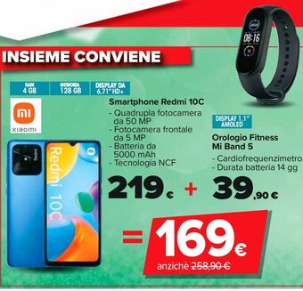Carrefour Iper Smartphone redmi 10c offerta