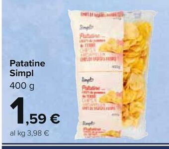 Carrefour Iper Patatine simpl offerta