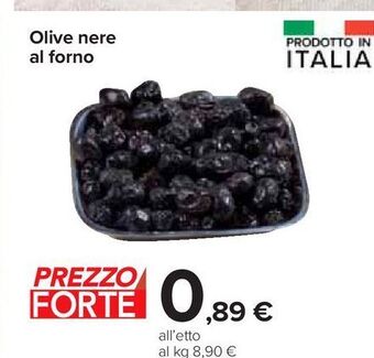 Carrefour Iper Olive nere al forno offerta
