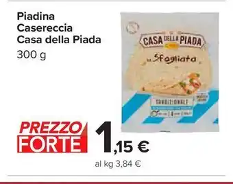 Carrefour Iper Piadina casereccia casa della piada offerta