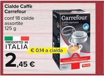 Carrefour Iper Cialde caffè carrefour offerta