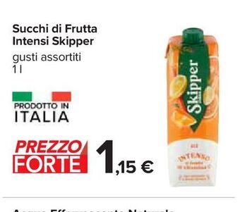 Carrefour Iper Succhi di frutta intensi skipper offerta