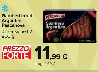Gamberi interi argentini pescanova