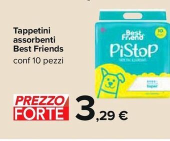 Carrefour Iper Tappetini assorbenti best friends offerta