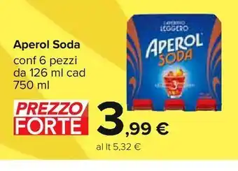 Carrefour Iper Aperol soda offerta