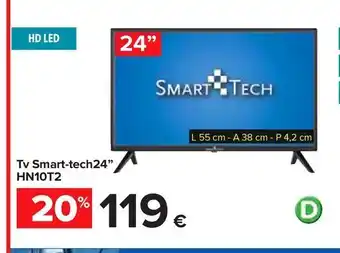 Tv smart-tech 24" hn10t2