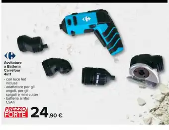 Carrefour Iper Avvitatore a batteria carrefour 4 in 1 offerta