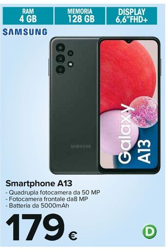 Carrefour Iper Smartphone a13 offerta
