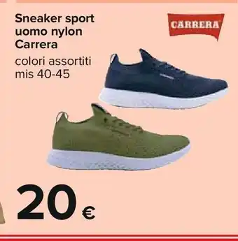 Carrefour Iper Sneaker sport uomo nylon carrera offerta