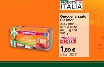 Carrefour Iper Omogeneizzati plasmon offerta