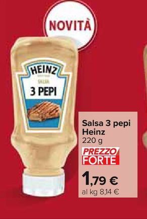 Carrefour Iper Salsa 3 pepi heinz offerta